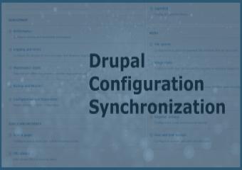 Drupal Configuration synchronization banner